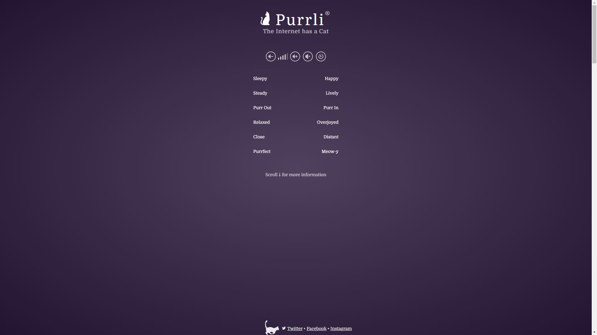 Purrli is a simple and easy-to-use online tool whose main function is to play high-quality cat purring sounds. Through a simple interface, it allows users to quickly select different combinations of purring sounds and adjust the volume to create a background sound environment that suits individual needs. The website's design is very intuitive, requiring no registration or software downloads, and it is ready to use instantly. Users can use these realistic purring sounds to help them relax, concentrate, or use them when a quiet atmosphere is needed. These purring sounds range from soft to more rhythmic, catering to different user preferences, and they can loop for extended periods without feeling repetitive or monotonous. Purrli is more than just a simple sound player; it is a convenient tool for mental relaxation, suitable for use during work, study, or rest, helping users find a peaceful space in modern fast-paced life.